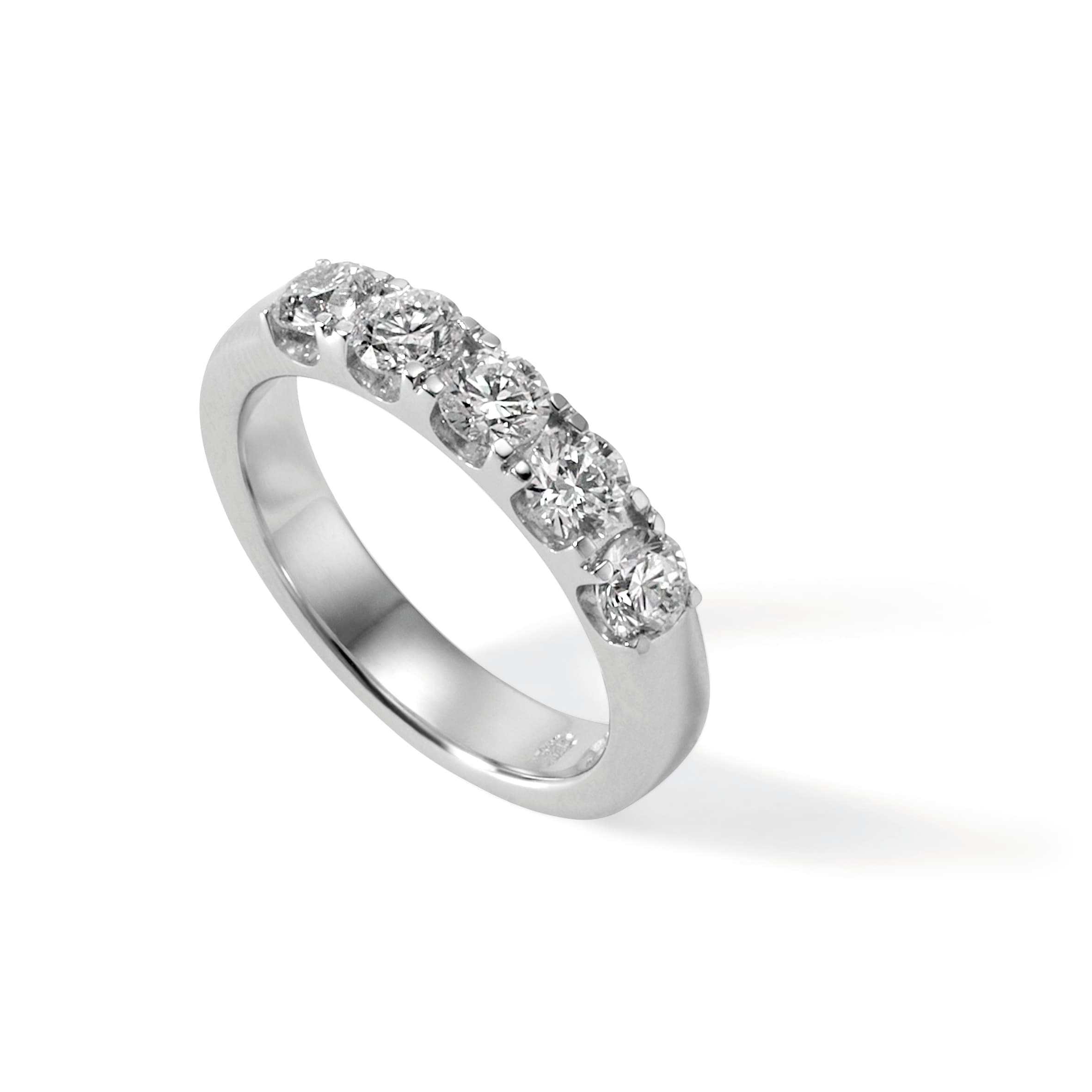 Mühlbacher Solitär Platin Frontalansicht